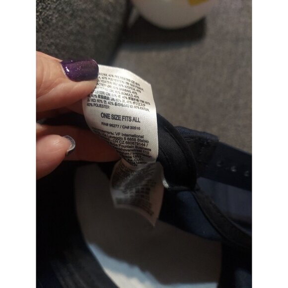 Vans Off The Wall Blue Snapback Hat One Size Fits All Skateboard - Picture 8 of 8